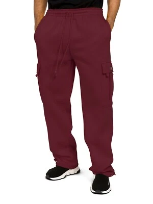 Pantalones deportivos G-Style EE. UU. para hombre de peso pesado polar de carga con bolsillo S~6XL-FL77 Foto 1 de 2