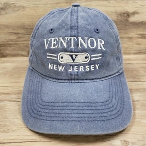 Ventnor New Jersey Hat Cap Strapback Triangle Blue Cotton Spell Out Adjustable - Picture 1 of 7