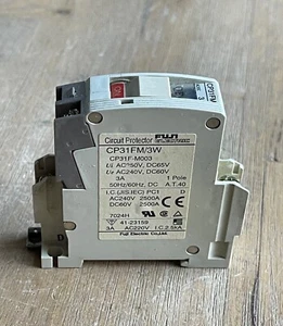 FUJI ELECTRIC CP31FM/3W CIRCUIT PROTECTOR 1 POLE 3A - Picture 1 of 5