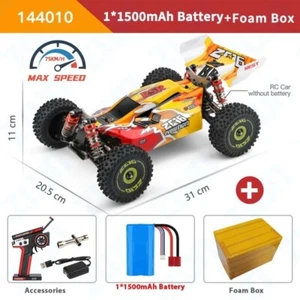 WLtoys 144010 4WD RC Car Professional Racing Car Brushless Electric High Speed - Picture 1 of 11