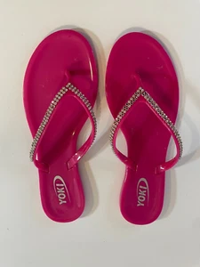 ""YOKI Loved Pink Sandal Flip Flops Size 6.5"" - Picture 1 of 8