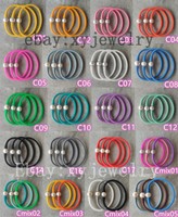 10mm white fresh water pearl multi-color rubber Elastic bracelet 19 cm - 3 PCS