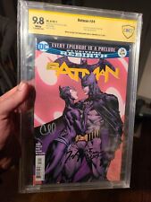 Batman #24 Rebirth CBCS 9.8 SIGNED Finch King Mann Convention Proposes Catwoman