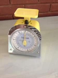 Vintage Yellow Retro Taylor Kitchen Scale Designed for portion Control - Picture 1 of 4