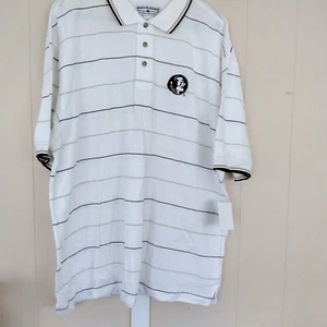 Boca Classics by Delmar Sportswear Men's Polo Shirt Size XXL White 100% Cotton - Picture 1 of 6