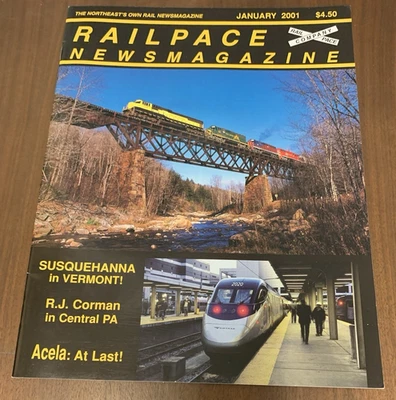 RAILPACE Magazine Lot 2001 Complete Year 12 Issues Northeast Unread LN - Image 1 of 4