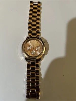 Reloj analógico de cuarzo para mujer Aeropostale carey tono oro rosa talla 6 3/4" Foto 1 de 2
