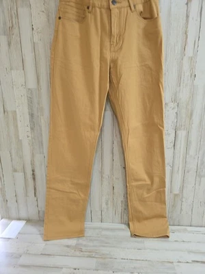 NWT Barbell Apparel Pants Mens Size 32 Tan Khaki 5 Pocket Cotton Stretch USA  - Image 1 of 4