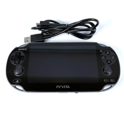 Sony PlayStation PS Vita PCH-1100AA01 Crystal Black Console Japan [Excellent] - Image 1 of 4