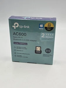 TP-Link Archer T2UB Nano USB Bluetooth WiFi Adapter Dual Band 433Mbps New - Picture 1 of 4