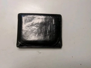 Cartera Coach para hombre plegable negra lisa clásica - Imagen 1 de 4