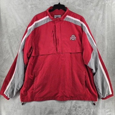 Спортивная ветровка куртка пуловер Ohio State Buckeyes Colosseum красный размер XL - Изображение 1 из 4
