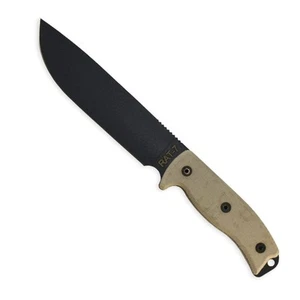Ontario Knife Co. 8668 Rat-7 Fixed Blade Knife 7" Drop Point 1095 Blac - Picture 1 of 3