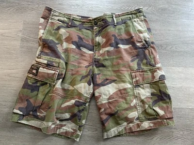 Pantalones Cortos Carga Ralph Lauren Denim & Supply Denim Para Hombre Verde Camuflaje - Cintura 36 Pulgadas Foto 1 de 4