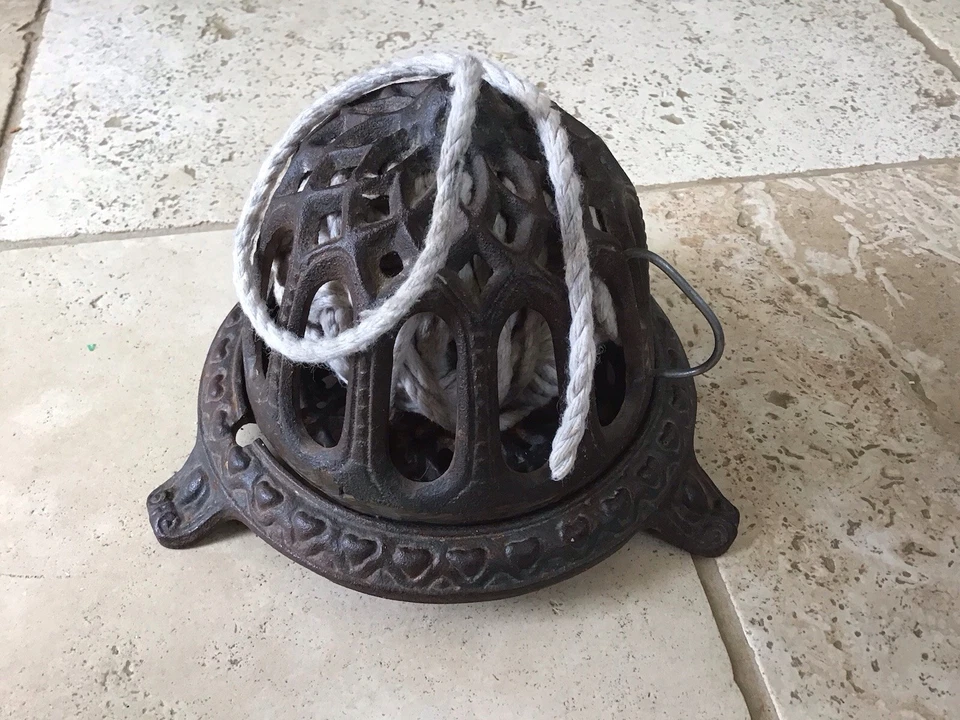 Antique Cast Iron String/ Twine  Holder Countertop General Store Dispenser Gift - Image 1 of 4