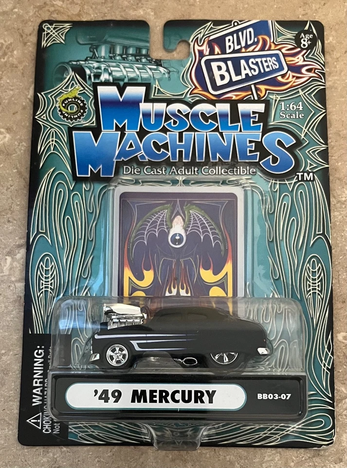 Muscle Machines Blvd Blasters '49 MERCURY 1:64 Diecast - BB03-07 - Image 1 of 3