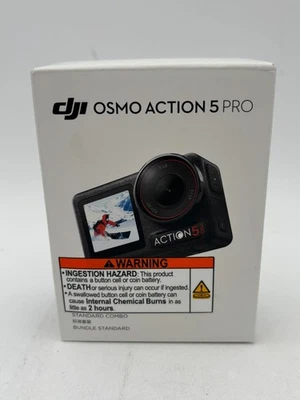 Dji Osmo Action 5 Pro 4K Action Camera Standard Bundle - Black - NEW IN BOX - Image 1 of 4
