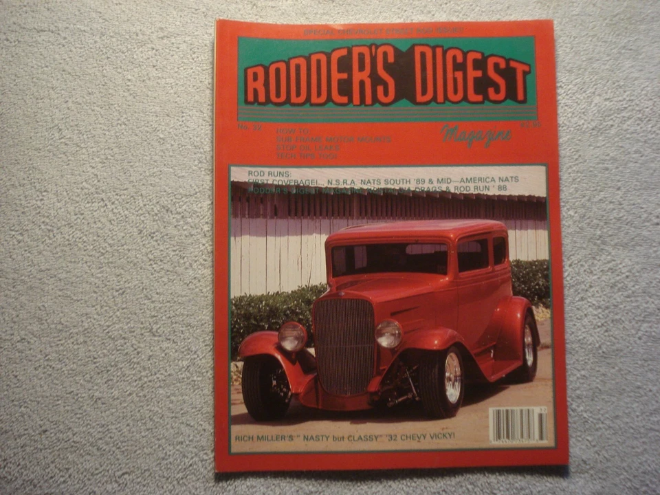 Rodder's Digest 1989 ANNUAL #32 Classic Hot Rod Modified Custom Cars & Trucks - Image 1 of 1