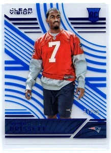 2016 Panini Clear Vision #160 Jacoby Brissett Blue 34/99 #/99 - Picture 1 of 2
