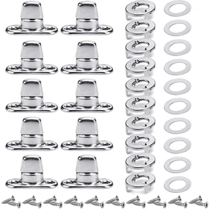 Gisafai 10 Sets Canvas Twist Lock Fasteners, Turn Button Fasteners, Eyelet and S - Bild 1 von 12