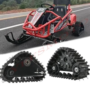 2x ATV Quad Rear Wheel Snow Sand Track Assembly for UTV Snowmobile Mountain Bike - Picture 1 of 13