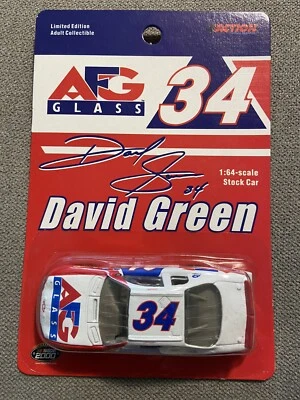 Coche David Green #34 2000 AGC/AFG vidrio 1:64 stock - adulto edición limitada - ¡firmado! Foto 1 de 4