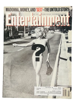 ENTERTAINMENT WEEKLY Nov 6,1992 MADONNA “SEX” The Untold Story Brad Pitt Sinatra - Image 1 of 4