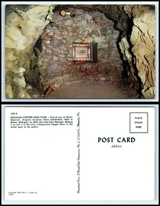 MICHIGAN Postcard - Ripley, Arcadian Copper Mine Tours L48 - Picture 1 of 1