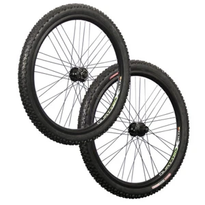 Fahrrad Laufradsatz 26 Zoll MTB Shimano Disc 6L Set mit Bereifung schwarz Set - Bild 1 von 9