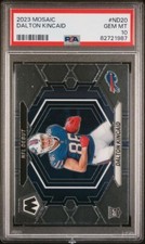 Dalton Kincaid NFL Debut Rookie Card 2023 Mosaic #ND-20 PSA 10 - Buffalo Bills