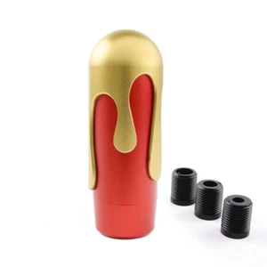Red/Pink Ice Cream Aluminum Manual Car Gear Shift Knob Stick Shifter Knob - Picture 1 of 27