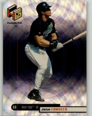 1999 Upper Deck HoloGrFX Jose Canseco #55 Tampa Bay Devil Rays - Image 1 of 2