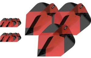 9 X New Target TAG Dart Flights Red No6 Shape - Picture 1 of 1