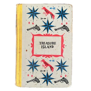 Treasure Island By Robert Louis Stevenson Jr Deluxe Edition Vintage 1954 - Picture 1 of 24
