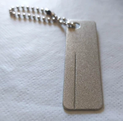 Hook Sharpening Tool Fishing Tackle Keyring - Image 1 of 3