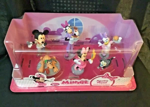 Disney Store Minnie Mouse 6 Piece Figurine Playset New W/T Sealed - Picture 1 of 5