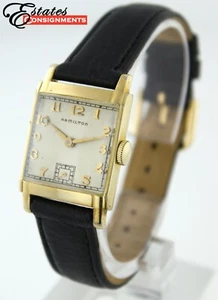Vintage Hamilton 14k Gold Filled Cal. 982 19 Jewels Men's Watch - Picture 1 of 9