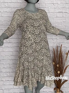 Bader° Abendkleid Spitzenkleid beige mit Pailletten 40-52 stretch neu - Bild 1 von 5