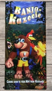 1997 Banjo-Kazooie Star Fox 64 N64 Nintendo Power Collectible Video Game Poster - Picture 1 of 6