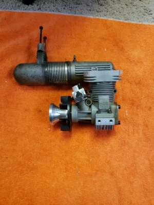 MDS Engine - MDS 38 RC Motor With Heli Muffler - Image 1 of 4