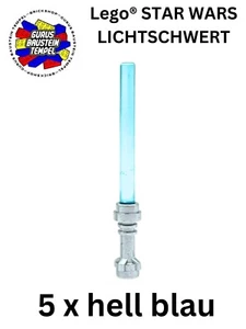 LEGO 5 x Star Wars sable de luz espada láser con mango Vader Obi Wan Annakin - Imagen 1 de 2