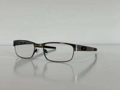 Marco de gafas Oakley 22-200 placa de metal rectangular cromado claro 53-18-140 Foto 1 de 4