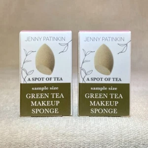 2x Jenny Patinkin A Spot Of Tea Green Tea Makeup Sponge (Sample Size) NIB Sealed - Picture 1 of 1