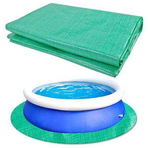 Swimming Pool Ground Cloth 12 Ft Round Liner Pad Mat for Above Ground Pools - Picture 1 of 6