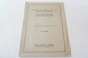 4-6-0 Mixed Traffic Locomotive Railway Gazette Reprint Technical Drawing 1946 - Picture 1 of 4