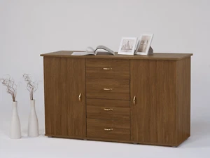Sideboard / Anrichte / Kommode / Eiche Rustikal Dekor - Extra tief ! - Bild 1 von 1