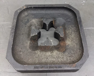 1/2"-14 NPT Reed Chip Pipe Threading Die - 4" x 4" - 2SPP - For PVC/Plastic NEW - Image 1 of 2