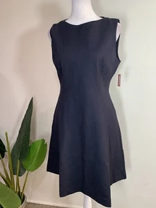 Spanx WOMENS Classic Navy Blue Perfect Fit & Flare Dress, Size M - Picture 1 of 9