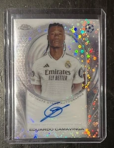 2024-25 Topps UEFA Eduardo Camavinga Auto Chrome Ultimate Stage - Imagen 1 de 2