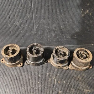 4 interruptores eléctricos ligeros/maquinaria industrial industrial antigua de hierro fundido - Imagen 1 de 9